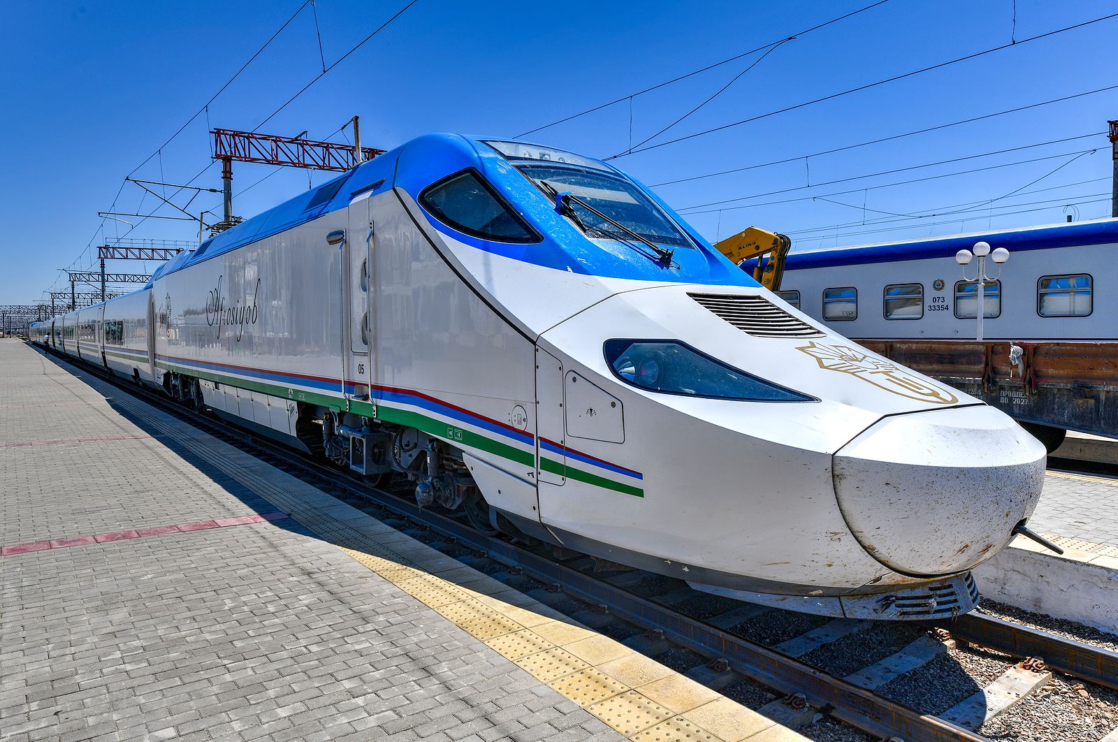 The Afrosiyob high-speed train